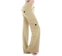 DFSDJEUW Black Gym Leggings Yoga Pants Women Flare Leggings High Waisted Cargo Pants Casual Elastic Waist Pants Workout Gym Leggings Yoga Leggings Black Gym Leggings Women