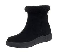 DFSDJEUW boots for women uk heel Ankle Boots for Women Uk New And Leather Thickened Mid Tube Plus Velvet Soles Northeast Cotton Shoes ladies steel toe cap trainers Black 6.5