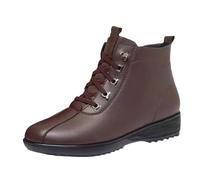 DFSDJEUW boots for women uk heel Boots for Women Uk Women's High Performance Warm Soft And Comfortable Can Adapt To The Cold And Harsh Environment Wide Fit ladies steel toe cap trainers Brown 6
