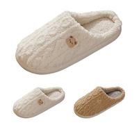 DFSDJEUW christmas slippers for women Slippers Women Memory Foam Slippers Non Slip Home Shoes Closed Toe Slipper Orthopedic Slippers Arch Support Slippers Fluffy Mule Slippers Wide Fit