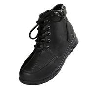 DFSDJEUW cowboy boots wide calf Womens Ankle Boots Women's Summer New Europe And The States And The States foreign Trade Big Yards Round Head Lace Station Fashion slip on shoes women Black 5