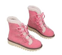 DFSDJEUW cowboy boots womens Western Boots Side Zipper for Women Ankle Short Single Shoes for Ladies Casual Shoes Wide Fit Walking Warm Lined Low Heel wellington women Red 7.5