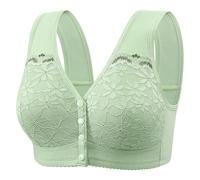 DFSDJEUW Deals Day Sale Non Wired Bras for Women UK Bras for Women Adjustable Strap Full Coverage Up Bras Comfortable No Underwire Wireless Bras Padded Plus Size Bras for Women UK Green