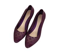 DFSDJEUW deals+of the day clearance Ladies Wide Fit Sandals Women's Summer Casual Lightweight Breathable Hollowed Out Solid Color Baotou Medium And Heels orthopedic sandals for women Purple 36