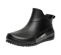 DFSDJEUW deals.of the day Warehouse Women's Wellies Boots Ankle Boot Short Chelsea Booties Waterproof Rain Boot Wellingtons Shoe Wide Calf Outdoors Rainboots Slip on Non-slip Hiking Shoes Grey 7