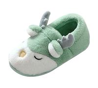 DFSDJEUW funny slippers for women House Slippers for Women Cute Cotton Winter Plush Warm Monkey Indoor Home Men's Winter Heel Cotton Shoes Men Wide Fit Anti-Slip Shoes Mint Green 6