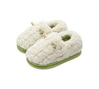 DFSDJEUW funny slippers House Slippers for Women Cute Cotton For Women Winter Plush Warm Monkey Indoor Home Men's Winter Heel Cotton Shoes Men Wide Fit Anti-Slip Shoes Memory Foam Green 6