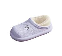 DFSDJEUW house slippers for women Slider Slippers Women Men'sCasual EVA Stomping Feeling Flat Bottom Women's Men's Fashion Men's Warm Wide Fit warm slipper for womens Purple 5
