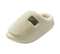DFSDJEUW indoor shoes for women Travel Slippers Women Spring Autumn Winter Couple Cotton Slippers Indoor Home Cotton Warm Non Wear Velvet support slipper for womens Green 5