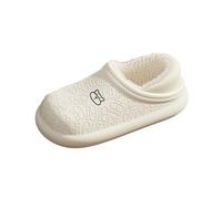 DFSDJEUW indoor slippers women Slider Slippers Women Men'sCasual EVA Stomping Feeling Flat Bottom Women's Men's Fashion Men's Warm Wide Fit cosy feet slipper for womens White 6