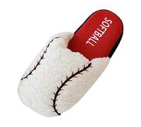 DFSDJEUW indoor slippers women Wide Fitting Slippers Autumn Winter Football Basketball Baseball Parent Child Cute Indoor Non Wide Fit cosy feet slipper for womens A Small
