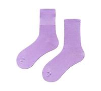 DFSDJEUW invisible socks women Cosy Socks for Women Women's Solid Color Medium Tube Light And Thin Spring And Summer Colored Multi Colored Four Season Soft Gifts leg warmers ladies Purple
