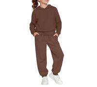 DFSDJEUW Kids Tracksuit Set Hooded Zipper Top Jumper Sweatshirt Hoodie Soft Sweatsuits Long Sleeves Tracksuits School Jogging Sports Trendy Clothing Sets Teen Boy Gifts