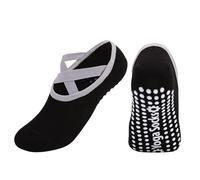 DFSDJEUW Ladies Thermal Socks Yoga Socks For Women Non Slip Grips & Straps Ideal For Ballet Dance Barefoot Workout Slipper Socks for Men Winter Comfy Warm Socks for Women and Girls Gifts for Women