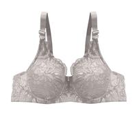 DFSDJEUW Non Padded Bras for Women Womens Push Up Everyday Bras Comfortable Wireless Bralettes UK Soft Full-Coverage Lace Bra Non Wired Thin Breathable Seamless subscriptions+on+My+Account Grey 36