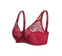 DFSDJEUW Orders Placed Non Wired Bras for Women UK Women Comfort Lace Wireless Bralette Lace Bralettes for Women with Straps and Removable Comfort Everyday Plus Size Bras for Women UK Wine