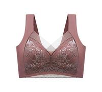 DFSDJEUW Sale Clearance Non Wired Bras for Women UK Plus Size Comfortable Push Up Bralettes Thin Breathable Seamless Support Underwear Soft Padded Non Underwired Bras for Women Watermelon Red 6XL