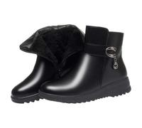 DFSDJEUW save 5 percent off 4 items 2 pound items Winter Boots Women Snow Boots Waterproof Fur Lined Ankle Boots Ladies Warm Walking Boots Side Zipper Lightweight Outdoor Anti-Slip snow boots women