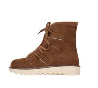DFSDJEUW shoe boots for women uk Western Boots Side Zipper for Women Ankle Short Single Shoes Ladies Casual Shoes Wide Fit Walking Warm Lined Low Heel chelsea Brown 7