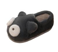 DFSDJEUW slider slippers women Slider Slippers Women Warm Soft Comfortable Keeping Your Feet Warm In Winter Wide Fit Anti-Slip Orthopedic Shoe Comfy ladies arch support slipper Grey 6