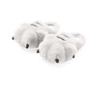 DFSDJEUW soft slippers for women Women's Slippers Comfy Soft Wide Fit Memory Foam Mule Home Sliders House Slipper Faux Fur Lined Non Slip Orthopedic House Shoes Winter Gifts, for women White 6