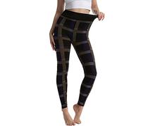 DFSDJEUW Warehouse Deals Clearance Gym Leggings for Women UK Women Elastic Jeans Leggings Thermal Fashion Plaid Print Imitation Denim Leggings Tights Hiking Pant Thick Leggings for Women UK