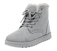 DFSDJEUW warehouse deals clearance returns Winter Boots Women Ankle Boots Ladies Snow Boots Wide Fit Shoes Lace Up Waterproof Walking Boots Warm Fur Lined Snow Boots Non Slip snow boots women