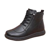 DFSDJEUW wide boots for women uk Ankle Boots for Women Uk Women's High Performance Warm Soft And Comfortable Can Adapt To The Cold And Harsh Environment Wide cowgirl Black 5