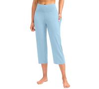 DFSDJEUW Women Sandals Clearance My Orders Running Leggings Women Capri Pants for Women Yoga Capris with Pockets Plus Size Capri Leggings Straight Leg Crop Yoga Pant Yoga Women's Leggings Light Blue