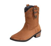 DFSDJEUW Womens Ankle Boots Women's Shoes Short Mid Calf Length Side Zipper Thick Heel Small Toe High Heel Ankle Waterproof Side Zipper Booties Wide Fit Wedge Shoes Casual Non Slip High Boots