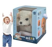 Dfstvup 2025 New AI Robotic Dog, Robot Dog That Act Like Real Dogs, Interactive Stuffed Robotic Animal Toy, Cute Robots Dog Toys Can Walking And Barking for Adults Kids