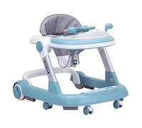 Dfstvup Foldable Toddler Walker - Toddler Folding Walker Sitting Push Modes | Feeding Tray Design Boys Girls Learning to Walk Activity Walker for Kids Aged 6-18 Months