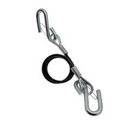 Dfstvup Heavy Duty Tow Strap,Tow Rope with Hooks | High-Load Bearing Steel Wire Reinforced Core 27.55 Inch with Galvanized S Spring Hook Harness for Trailer Car RV Automobile Men