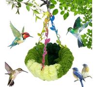 Dfstvup Parrot Bed,Conure Bed Mat - Winter Warm Bird Nest House Hammock Finch Cage Plush for Macaw Parakeet Cockatiels Cockatoo Lovebird