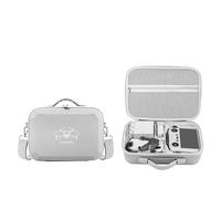 DFTIM Waterproof Hard Case For DJI Mini 4 Pro/Mini 3/3 Pro Case, Portable Travel Shoulder Bag Also Storage for DJI RC/RC2 Controller Accessories More Combo Grey Color