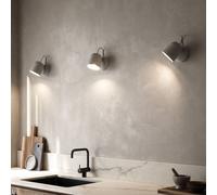 DFTP by Nordlux Angle wall light, with toggle switch, grey