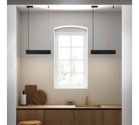 DFTP by Nordlux Beau 50 pendant light, black, 50 cm long