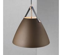 DFTP by Nordlux Hanging light Strap with metal shade beige, 36 cm