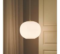 DFTP by Nordlux Navone pendant light, white, glass, Ø 40 cm, 1-bulb