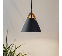 DFTP by Nordlux Strap hanging light, 16.5 cm diameter, black