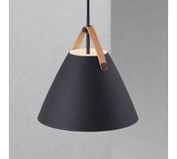 DFTP by Nordlux Strap hanging light in black, Ø 27 cm