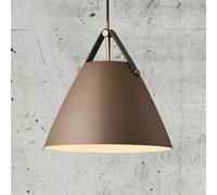 DFTP by Nordlux Strap pendant light with beige metal shade, 27 cm