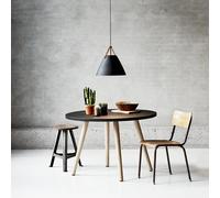 DFTP by Nordlux Strap pendant light with metal shade, Ø 48 cm, black