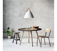 DFTP by Nordlux Strap pendant light with metal shade, Ø 48 cm, white