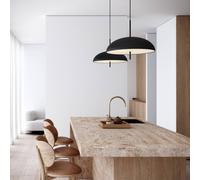 DFTP by Nordlux Versale pendant light, black, Ø 50 cm