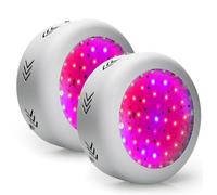DFTRIF 2pcs/Lot 150W LED Grow Light UFO 50X3W LEDs Full Spectrum Grow Box for Indoor Greenhouse Hydroponics Plants Flower Vegetables
