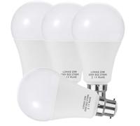 DFTRIF B22 LED Lights Bulbs 23W A65 Bayonet 200W Equivalent Super Bright 2500Lm Energy Saving Light Bulb 4PACK,Cool White 6000K