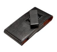 DFV mobile - Executive Belt Case with 360 Rotating Clip Faux Leather for Tecno Camon 40 Premier (2025) - Black