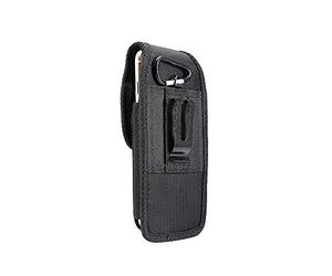 DFV mobile - Nylon Belt Holster with Metal Clip and Card Holder for Nokia 3210 (2024) - Black