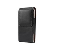 DFV mobile - Vertical Leather Case with Belt Loop for MaxCom MS601 (2025) - Black